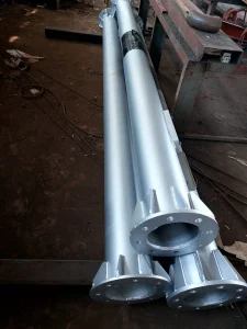 процесс по производству светофорных опор с покрытием холодным цинком